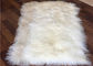 4' X 6' Tibetan Mongolian Large Rectangular Sheepskin Rug Soft For Bed Covers supplier